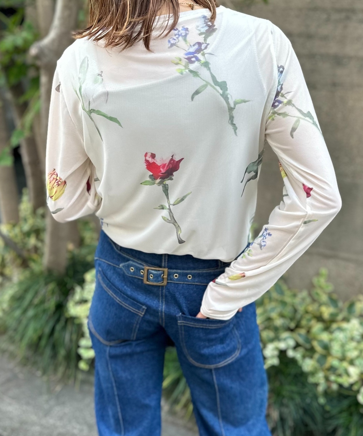 アソート アブストラクト・レオパード・花柄チュールトップス アソート アブストラクト・レオパード・花柄チュールトップス