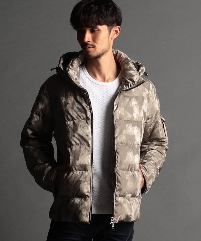leconsport ゴルフコレクション ブラックダウンジャケット Taion×PGC MOUNTAIN R/S “DOWN × BOA” HI NECK DOWN JACKET