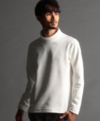 NICOLE CLUB FOR MEN/ライトスウェードポンチ モックネックプルオーバー/505657802