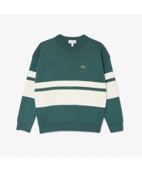 LACOSTE KIDS/JUNIOR パネルボーダーニットセーター/505709060