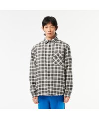 LACOSTE Mens/オーバーサイズバックステッチチェックネルシャツ/505709069