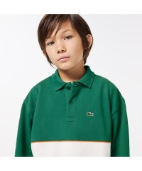 LACOSTE KIDS/カラーブロックJUNIOR長袖ポロシャツ/505709074