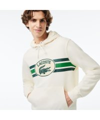 LACOSTE Mens/モノグラムレイヤードオーバルロゴスウェットフーディー/505709088