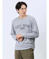 TAKA-Q/【WEB限定】ファーストダウン/FIRST DOWN 裏シャギーロゴ クループルオーバー メンズ Tシャツ カットソー カジュアル インナー ビジネス ギフト /505709346