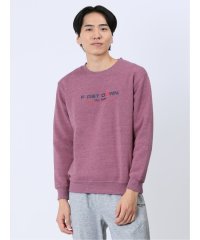 TAKA-Q/【WEB限定】ファーストダウン/FIRST DOWN パイル裏起毛ロゴプリント クルートレーナー メンズ Tシャツ カットソー カジュアル インナー ビジネス /505709351