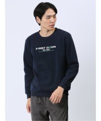 TAKA-Q/【WEB限定】ファーストダウン/FIRST DOWN パイル裏起毛ロゴプリント クルートレーナー メンズ Tシャツ カットソー カジュアル インナー ビジネス /505709351