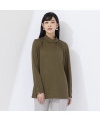 Liliane Burty/ソフトポンチ　重ねハイネックプルオーバーTシャツ/505709460