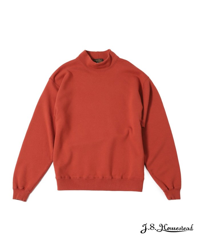 J.S.Homestead】FRENCH TERRY MOCK NECK SWEAT(505709541