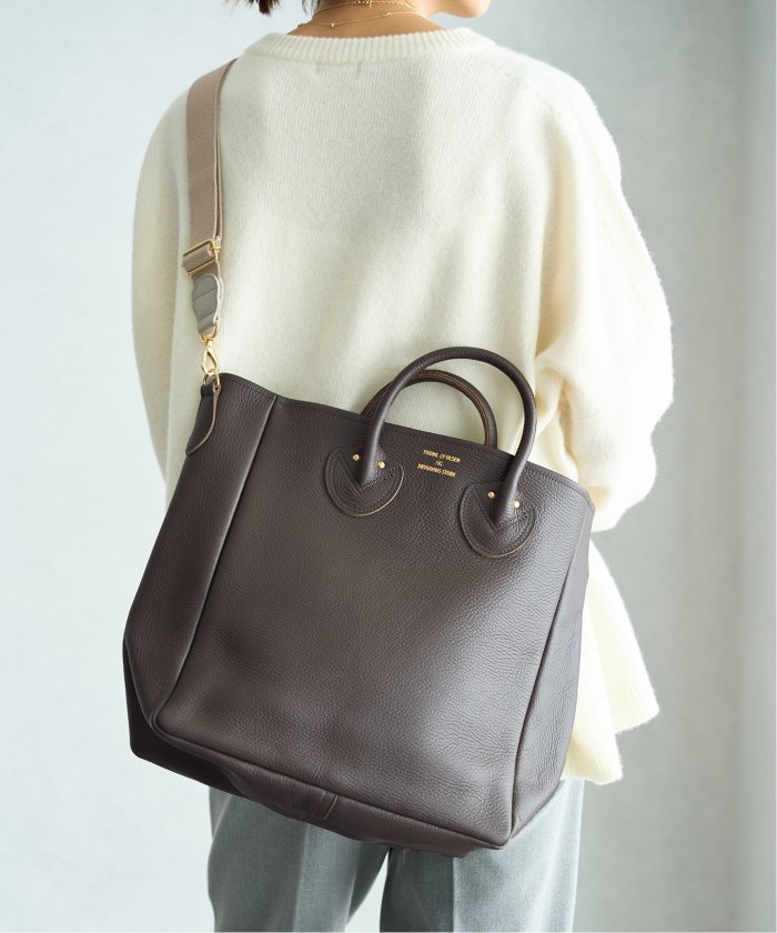 YOUNG&OLSEN/ヤングアンドオルセン】EMBOSSED LEATHER D TOTE M YOUNG&OLSEN/ヤングアンドオルセン】EMBOSSED LEATHER D TOTE M