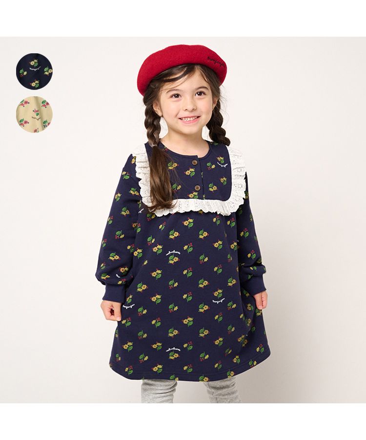 セール 50%OFF】【子供服】 moujonjon (ムージョンジョン) お花柄裏毛