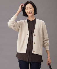 J.PRESS LADIES（LARGE SIZE）/【洗える】BUNNY Vネック カーディガン/505710785