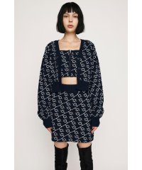 SLY/MONOGRAM JACQUARD ショートスカート/505711527