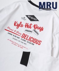 marukawa shonan/別注【MRU/エムアールユー】バックプリント ロンT 長袖Tシャツ 長袖 カットソー メンズ Tシャツ レディース  /505691150