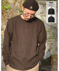 marukawa shonan/別注 【MRU/エムアールユー】ヘビーサーマル ヘンリーネック ロンT 長袖 Tシャツ カジュアル トップス/505691151