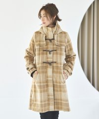 RUIRUE BOUTIQUE/ウーリーストレッチダッフルコート「K1265」/505706209