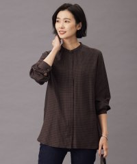 J.PRESS LADIES（LARGE SIZE）/【洗える】Pe/Vis サイロチェック ブラウス/505726777