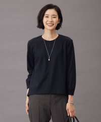 J.PRESS LADIES（LARGE SIZE）/ウールスムース ペプラム カットソー/505726799