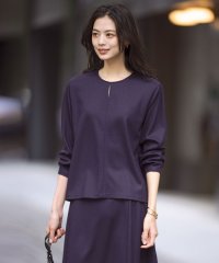 J.PRESS LADIES（LARGE SIZE）/ウールスムース ペプラム カットソー/505726799