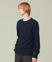 J.PRESS MENS/【Cash Lamb's Wool】ケーブルクルーネック ニット/505726816