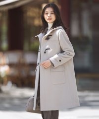 J.PRESS LADIES/Jackal 140s ソフトメルトン ダッフルコート/505726884