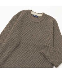 MAC HOUSE(men)/NAVY ネイビー 快適ニット ワッフルクルー メンズ T2－23AW－MC－2/505726216