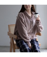 MAC HOUSE(women)/UNDERWRAPS アンダーラップス 刺繍入り あったかシャギーボアパーカー レディ―ス 20069－1MH/505726225