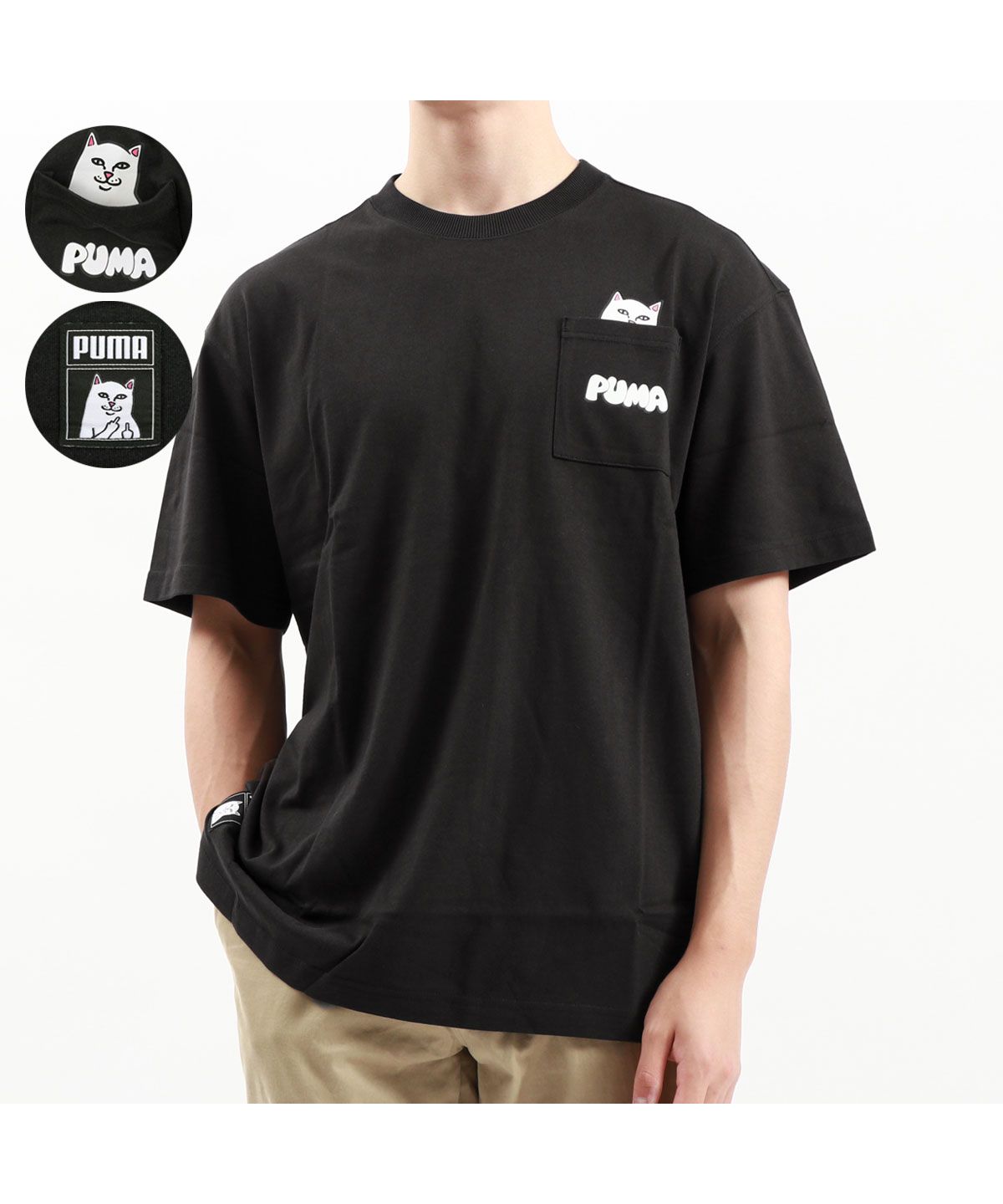 サマーセール ミニグランド バンドル プーマ 黒 大人 大きめ ブランド PUMA 半袖 Tシャツ プーマ PUMA Tシャツ(半袖+袖なし)