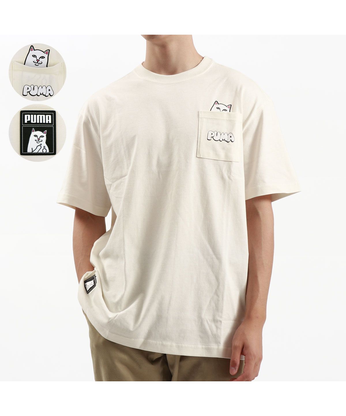 プーマ PUMA プーマ Tシャツ 半袖 PUMA ブランド 大きめ 大人 黒