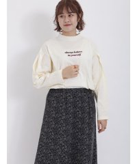 Samansa Mos2/【保湿】しっとり袖山タックハイネックTシャツ/505727786