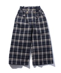 SHOO・LA・RUE(Kids) /【110－140cm】起毛チェックワイドパンツ/505728781