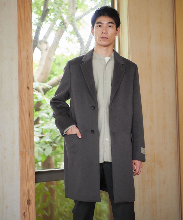 【ロロ・ピアーナ】Green label relaxing チェスターコート ロロピアーナ] Loro Piana STORM/S チェスターコート｜グリーン