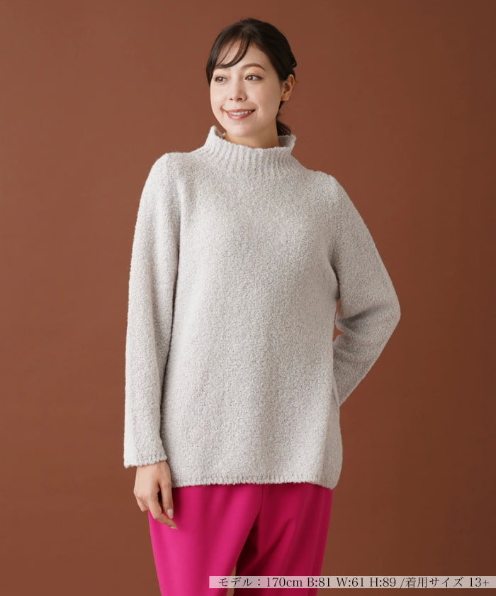 クーポン】【セール 49%OFF】ハイネックニットプルオーバー【LE TRICOT