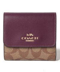 COACH/コーチ CE930 3つ折り財布 シグネチャー PVCレザー/505691616