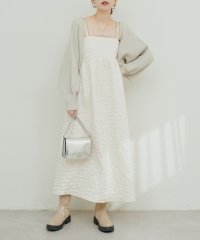 NICE CLAUP OUTLET/　【every very nice claup】光沢接結バックシャンキャミワンピース/505729384
