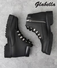 glabella/グラベラ glabella マウンテンブーツ スクエアトゥ サイドジップ モカシン 厚底/505730004