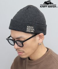 KRIFF MAYER/KRIFF MAYER クリフメイヤー ワンポイント刺繍 ニットワッチ 秋 冬 防寒 帽子 アウトドア カジュアル ユニセックス 旅行/505730006