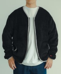 ITEMS URBANRESEARCH/Healthknit　Sherpa Fleece Zip Cardigan/505731655