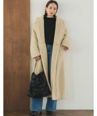 Re:EDIT/[辻元舞さん着用][2023－24 WINTER COLLECTION][低身長サイズ有]ボアビッグカラーダブルチェスターコート/505732194