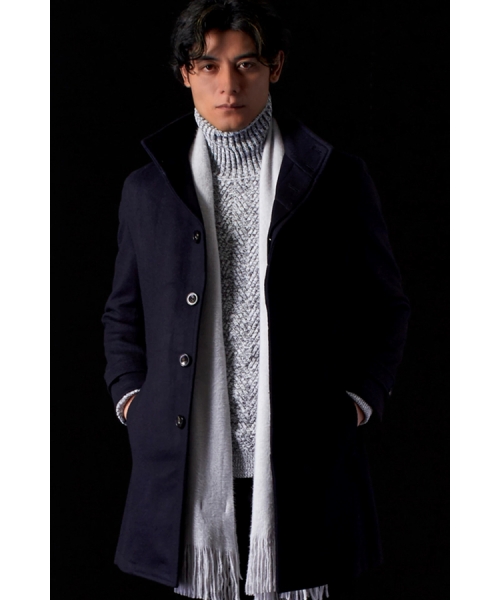 Zero by TORNADO MART ピーコート ZERO by TORNADO MART∴カルゼモールライナー付きイタリアンカラー