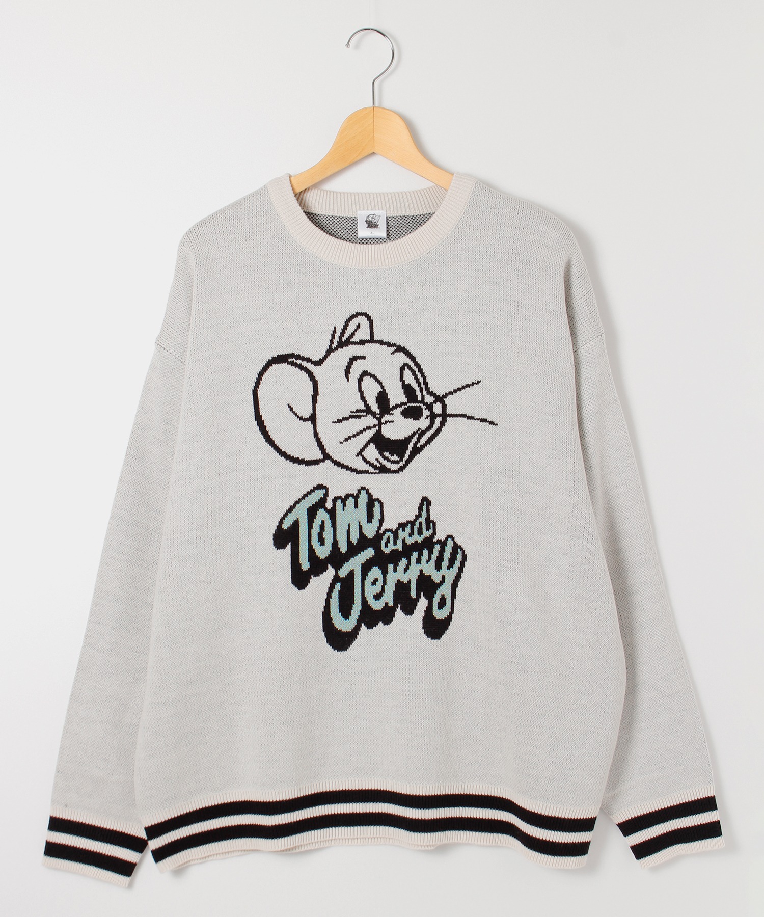 TOM & JERRY/トムとジェリー】ジャガードクルーニット(505653153 TOM & JERRY/トムとジェリー】ジャガードクルーニット(505653153