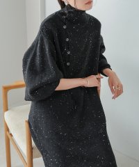 Bab/バブ Bab 【低身長向けサイズあり】ネップストレートラインニットワンピース/505706618