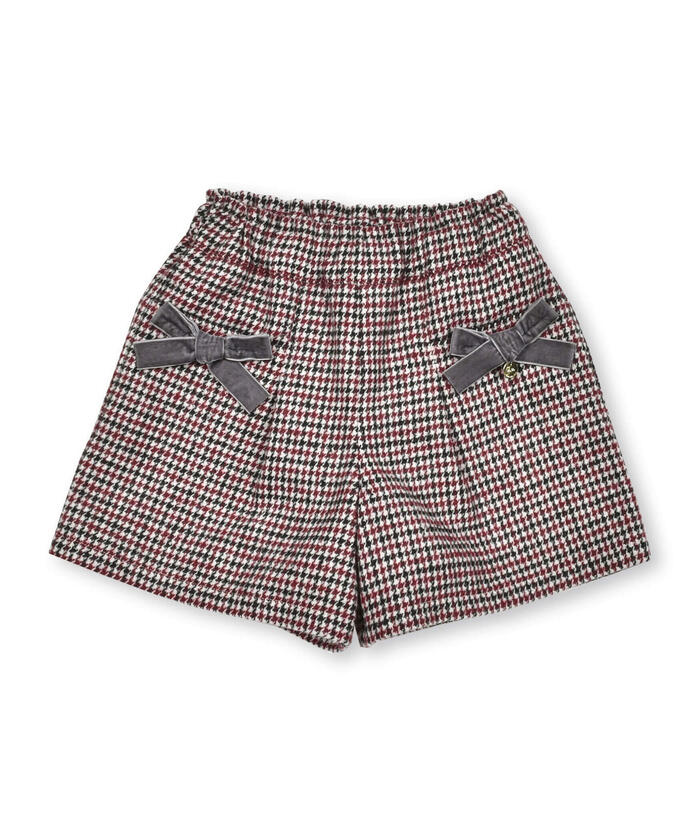 チェック柄 キュロットパンツ 清々しい