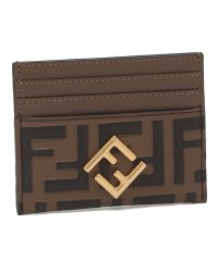 FENDI/フェンディ カードケース 定期入れ FFダイヤモンド ブラウン レディース FENDI 8M0445 ADYM F13VK/505730644