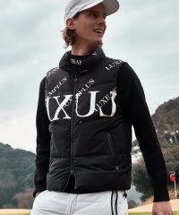 LUXEAKMPLUS/リュクスエイケイエムプラス LUXEAKMPLUS(リュクスエイケイエムプラス)ゴルフ バイカラー総柄中綿ベスト/505733131