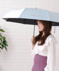 Lace Ladies/晴雨兼用ニュアンスカラーロゴ付き折りたたみ傘/505733603
