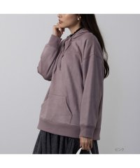 MAC HOUSE(women)/NAVY ネイビー 温℃ スエードタッチ裏起毛パーカー MH837－715/505733740