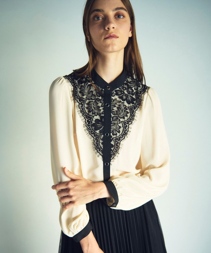 DOLCE&GABBANA レースブラウス 36
