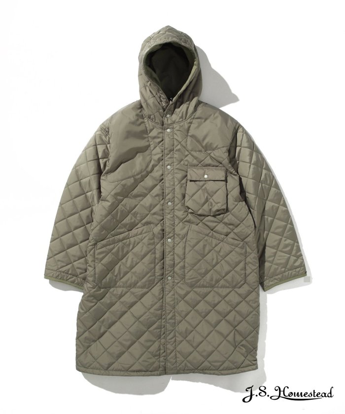 セール】【J.S.Homestead】QUILTING REVERSIBLE HUNTING PARKA