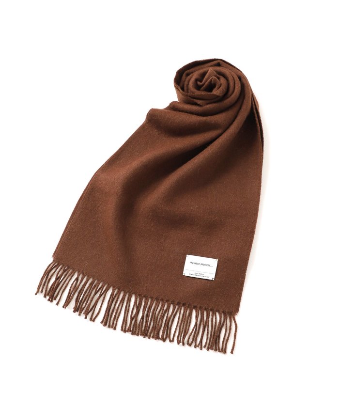 新品 THE INOUE BROTHERS Brushed Scarf オレンジ