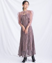 PourVous/プールヴー PourVous 結婚式パーティードレス2wayボレロミモレ丈&七分袖セレモニーフォーマル ワンピース 20代 30代 40代/505727002